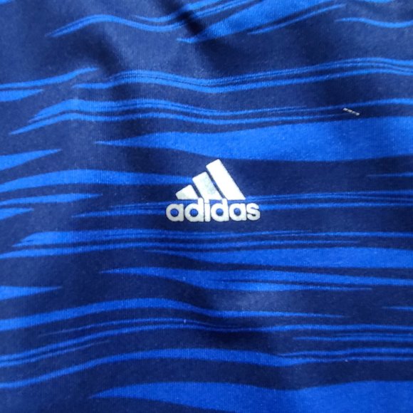 Addidas blue cropped leggings - Picture 3 of 4